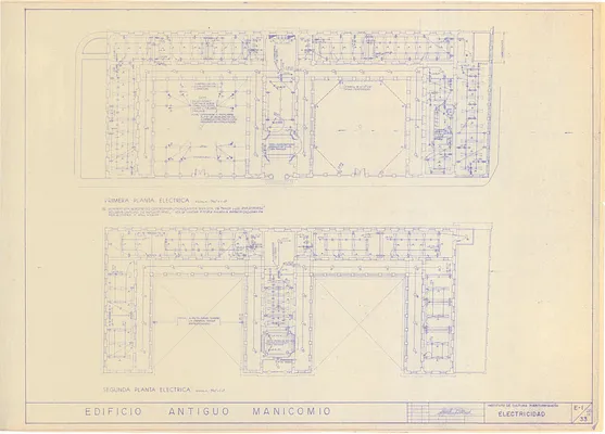 Edificio Antiguo Manicomio, Sheet E-1