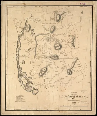 A map of the Town of Shrewsbury, Mass