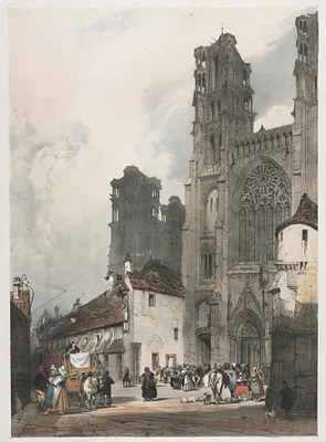 Picturesque Architecture in Paris, Ghent, Antwerp, Rouen:  Laon, France