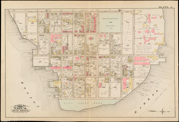 Atlas of the city of Boston : South & East Boston