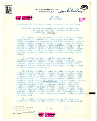 Memorandum from Colonel A. J. McFarland to the State-War-Navy Coordinating Committee