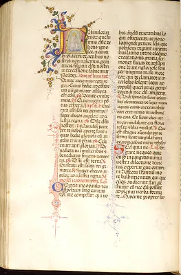 Leaf from Breviary