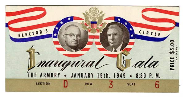 Ticket to Inaugural Gala