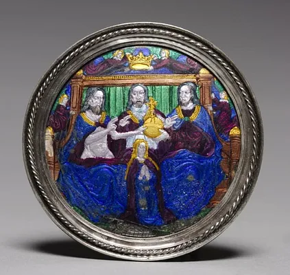 Medallion: Coronation of the Virgin