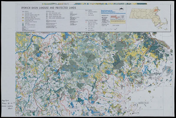Ipswich basin landuse and protected lands
