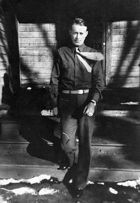 William Bradwell on Leave, 1942