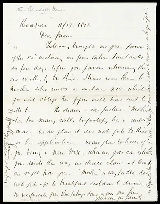 Letter from Edward Morris Davis, Roadside, to William Lloyd Garrison, 11/19 1876