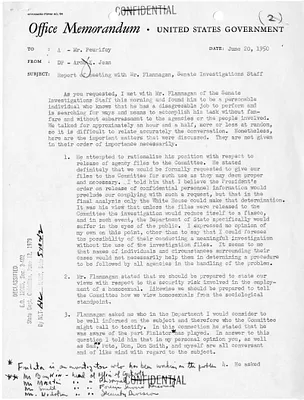 Memorandum from Arch K. Jean to John E. Peurifoy