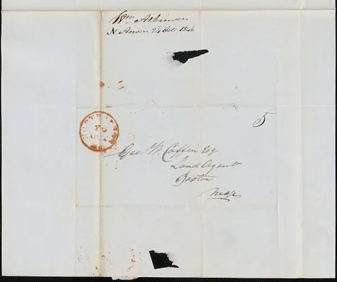 William Atkinson to George Coffin, 24 October 1846
