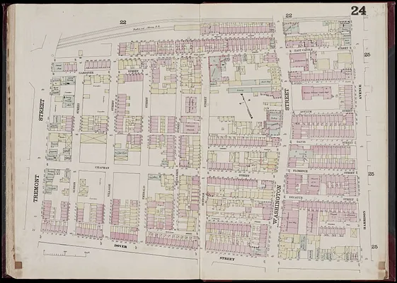 Insurance map of Boston : volume 1