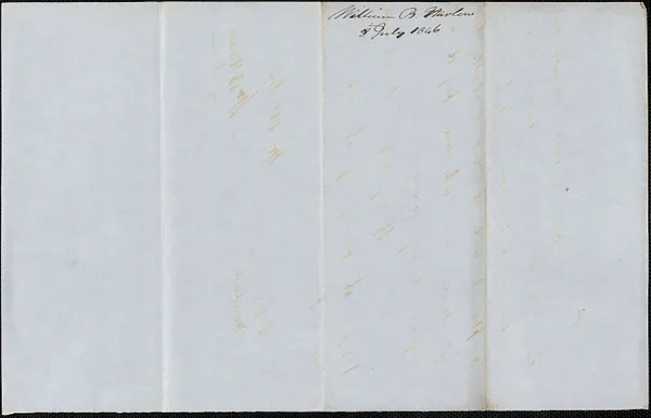 William B. Harlow to George Coffin, 8 July 1846