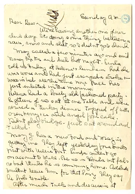 Letter from Natalie Wallace to Bess W. Truman