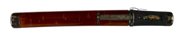 Dagger (aikuchi) with sheath imitating cherry tree bark (includes 51.1190.1-51.1190.4)