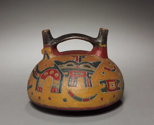 Vessel with Feline