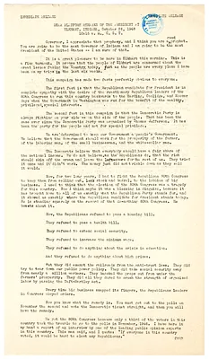 Press Release, Speech of President Harry S. Truman, Elkhart, Indiana