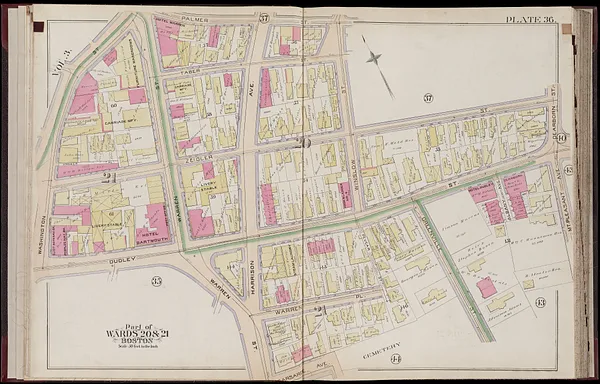Atlas of the city of Boston : Roxbury, Mass. : volume four : from actual surveys and official records