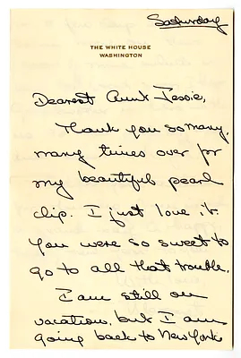 Letter from Margaret Truman to Jessie McDearmon