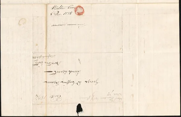 Walter Case to George Coffin, 5 December 1835