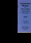 The Heritage Series: An Important Message from Thomas J. Boynton, US Attorney for Massachusetts, James M. Swift, Former Attorney General of Massachusetts, and Five Others, 1919