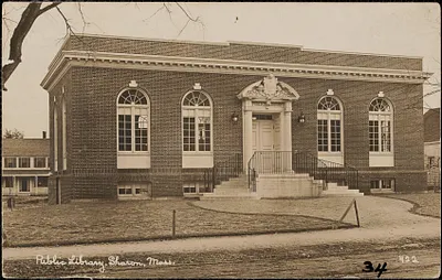 Public library, Sharon, Mass.