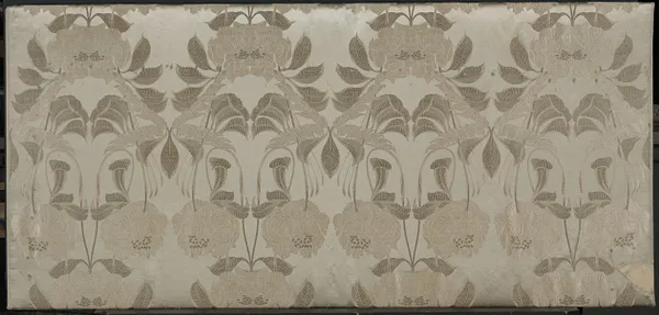 Silk with Art Nouveau Design