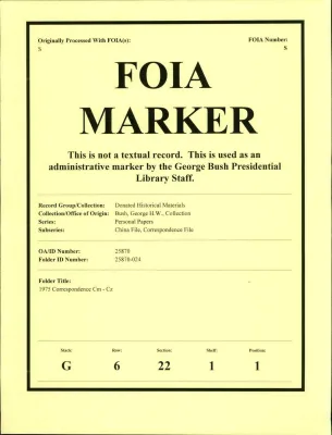 1975 Correspondence Cm - Cz