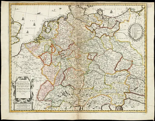A new map of Germanie