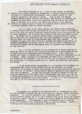 Memorandum, April 12, 1928