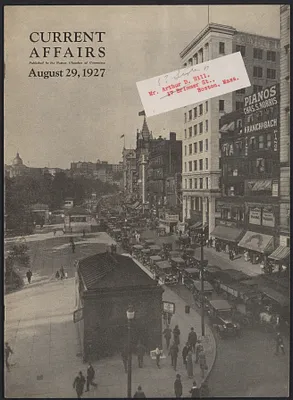 Sacco-Vanzetti Case Records, 1920-1928. Printed Materials. Current Affairs, August 29, 1927. Box 42, Folder 7, Harvard Law School Library, Historical & Special Collections