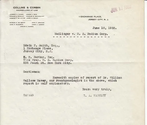Letters Received to Edwin F. Smith, H.H. Barker, June 10, 1932
