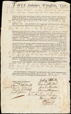 Eunice Eddy indentured to apprentice with Allen Drinkwater of North Yarmouth, 19 August 1793