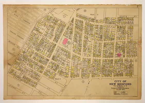 Atlas of the City of New Bedford, Part of Wards 5 - 6, plate 7