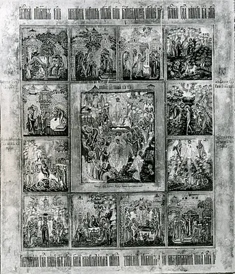 The Resurrection of Christ and Twelve Church Feasts