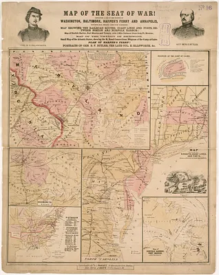 Map of the seat of war