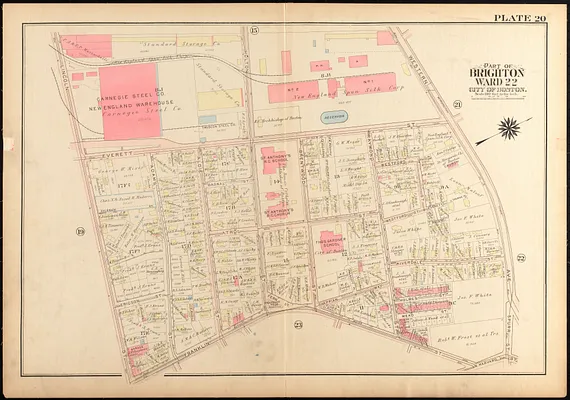 Atlas of the city of Boston, Brighton