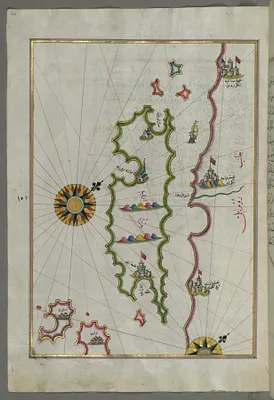 Map of the Island of Rab