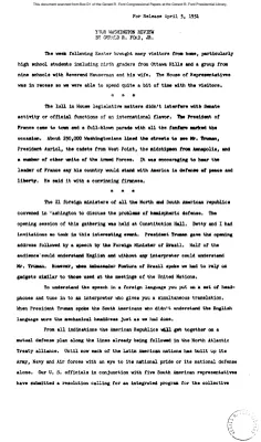 Ford Newsletter, Apr.-June 1951