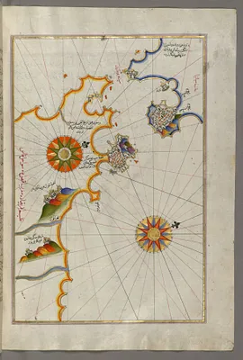 Map of Southern Spain and Morocco with the Cities of Gibraltar, Ceuta and Tetouan