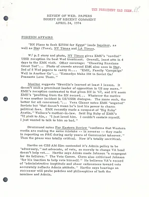 News Summaries - April 1974 [14 of 20]