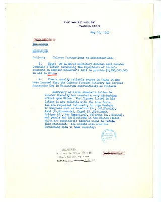 White House Memorandum