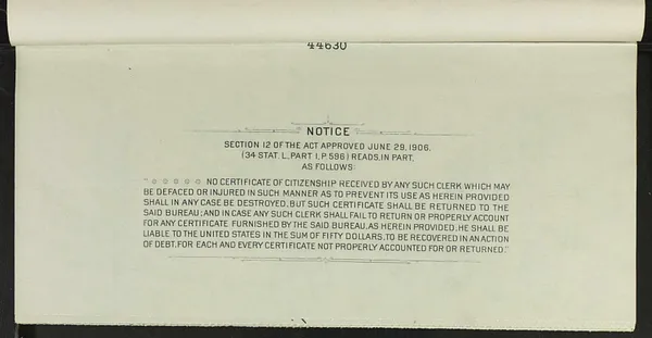 Certificate Numbers 774091 - 774100, 1918-1919