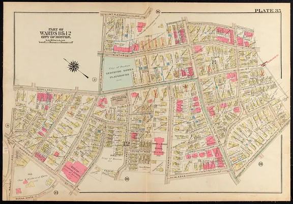 Atlas of the city of Boston, Roxbury