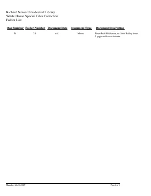 WHSF: Returned, 54-23
