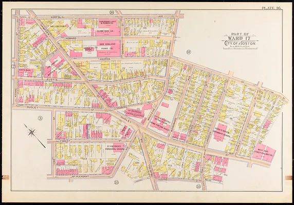 Atlas of the city of Boston, Roxbury