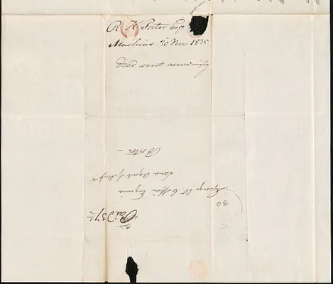 R.K. Porter to George Coffin, 30 November 1835