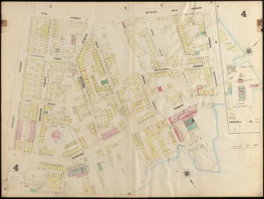 Insurance map of Charlestown : portions of Roxbury (now annexed to Boston) and Cambridge : 1868 : corrected Nov. 1871