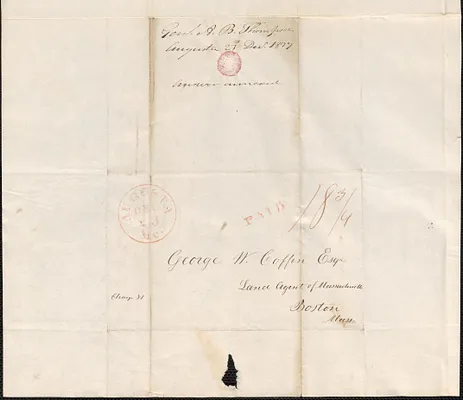 A.B. Thompson to George Coffin, 23 December 1837
