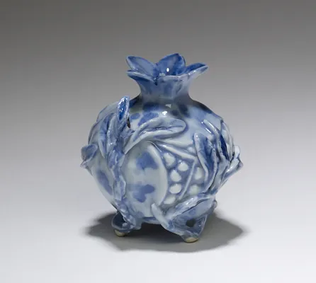 Pomagranate-Shaped Vase