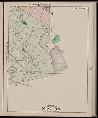 Atlas of the city of Newton, Massachusetts