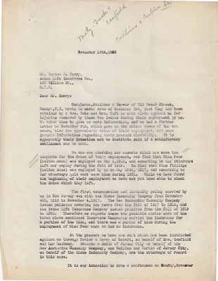 Letters Sent to Burton E. Emory, November 15, 1928